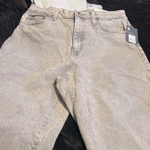 Vintage straight / stretch size 12/31 reg ,  gray white washed jeans